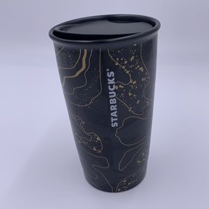 Starbucks 2018 Holiday Black and Gold Tumb…
